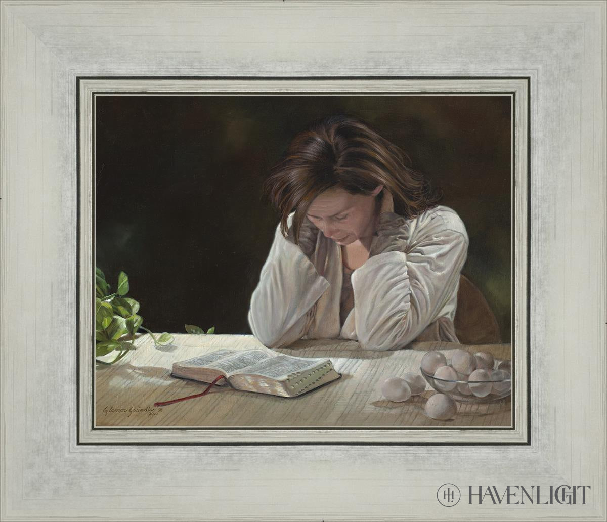 A Mother's Vigil: I Would Gather Thee - Modern Inspirational Wall Art for Home Decor | Perfect for Living Room, Bedroom & Nursery