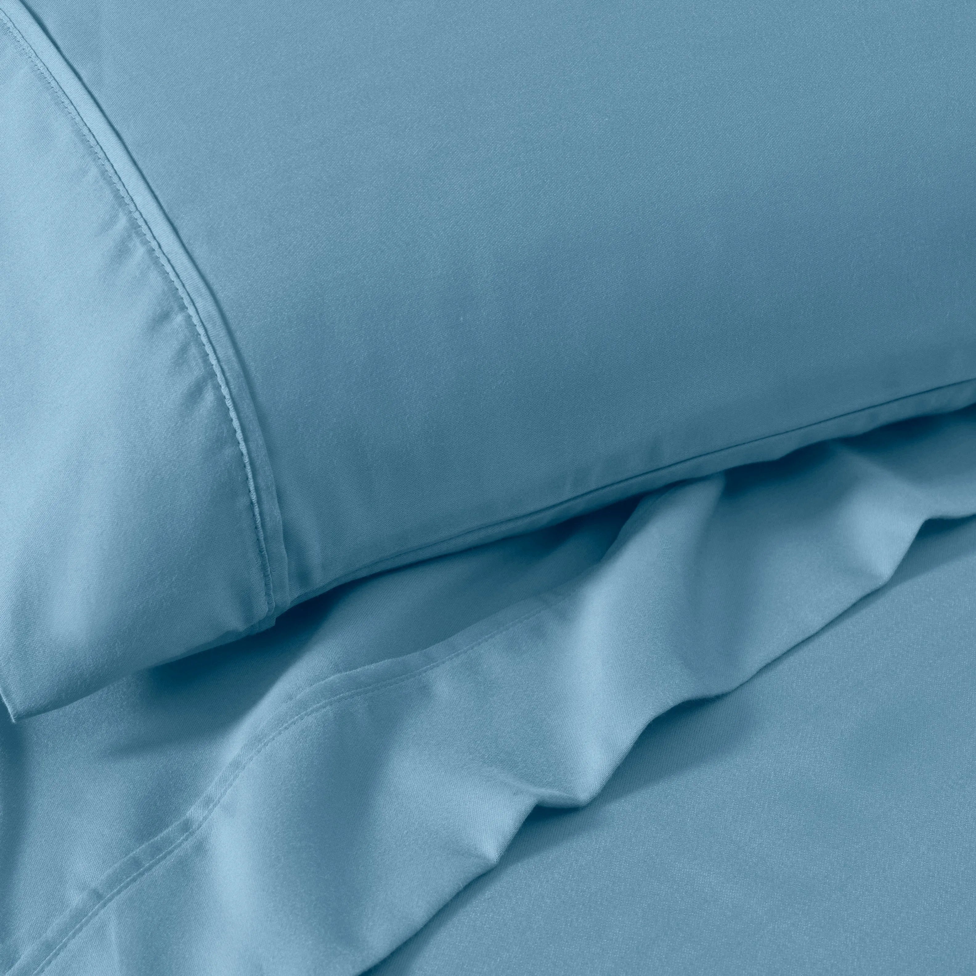 1200 Thread Count Cotton Rich Solid Deep Pocket Bed Sheet Set - Ultra Soft Luxury Sheets for Queen & King Size Beds - Perfect for Home, Hotel & Guest Room Comfort