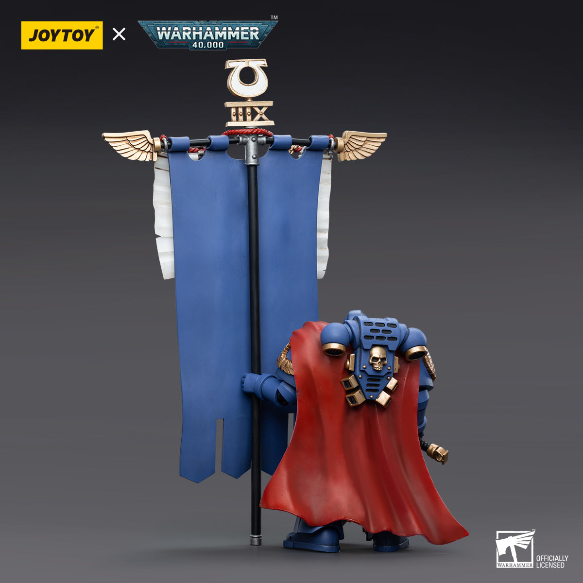 1/18 JOYTOY Warhammer 40K Ultramarines Honour Guard Action Figure Set (4pcs) - Perfect for Collectors, Tabletop Gaming & Display