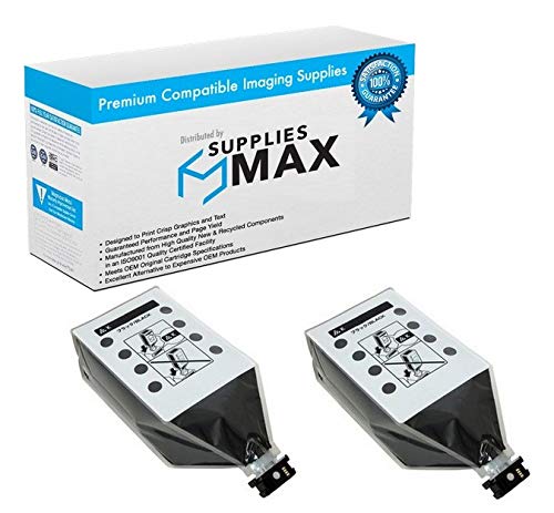 RICOH MP-C6000/C6000DP/MP-C7500/C7500SP Compatible Black Toner Cartridge (2-Pack) - High Yield 36,000 Pages - Replacement for Type MPC7500A (842069_2PK) - Perfect for Office Printing & Large Volume Document Production