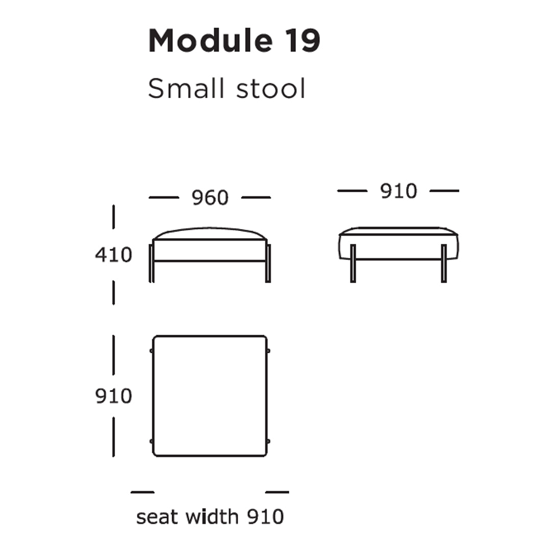 Modular Sofa Set with 17-21 Modules - Customizable Sectional Couch for Living Room, Lounge, and Office Spaces