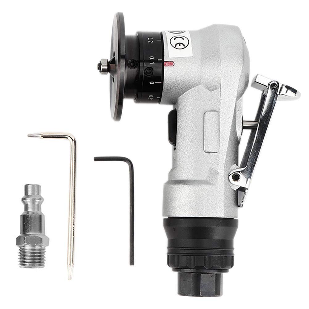 45° Lightweight Portable Handheld Pneumatic Chamfering Machine - 30000 RPM Mini Elbow Arc Burr Trimmer with US Plug for Metal, Wood & Plastic Deburring - Perfect for DIY, Metalworking & Craft Projects