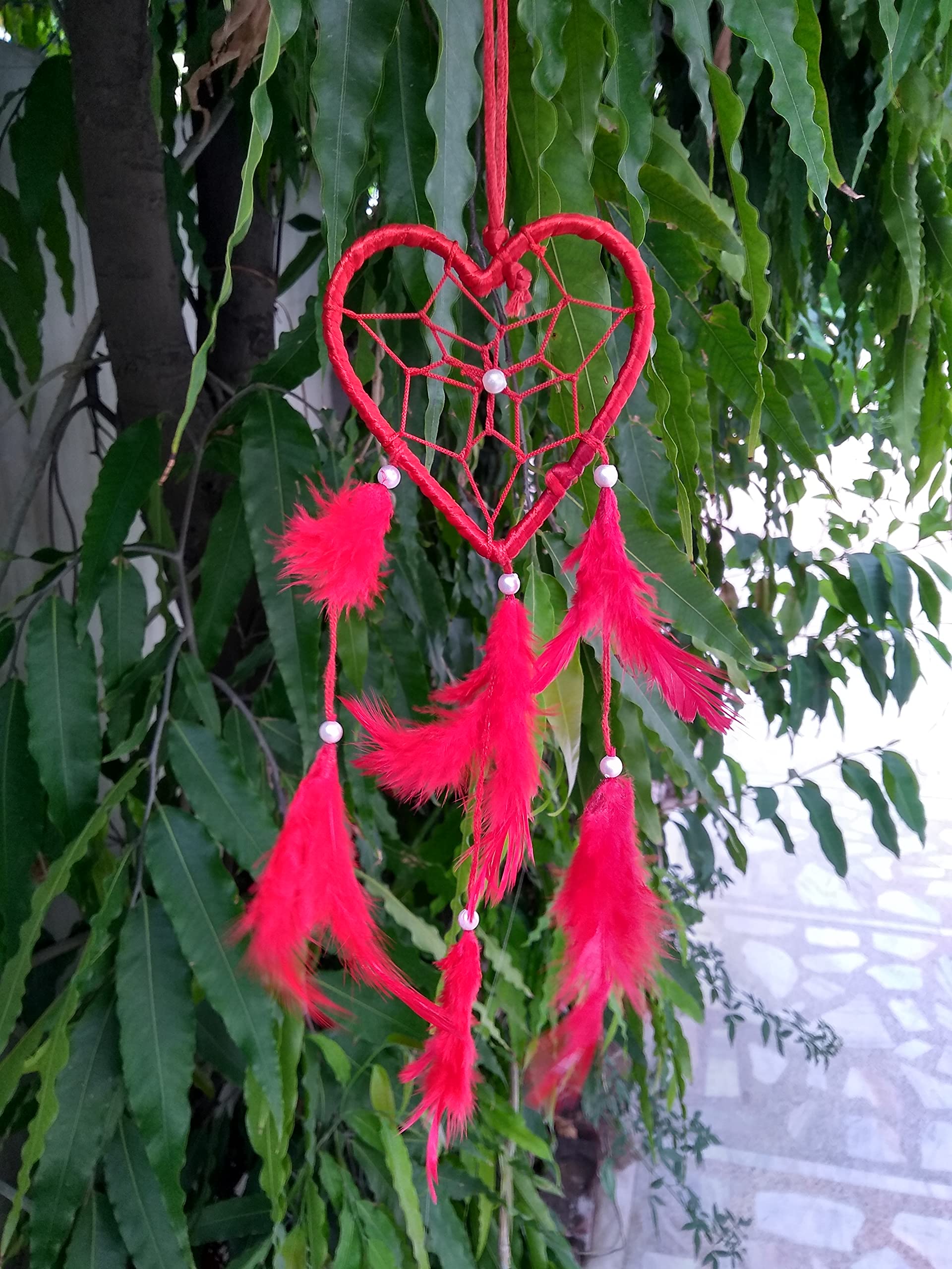Handmade Dream Catchers Wall Decor - Boho Feather Hanging Ornament for Bedroom, Nursery, Home & Car (3