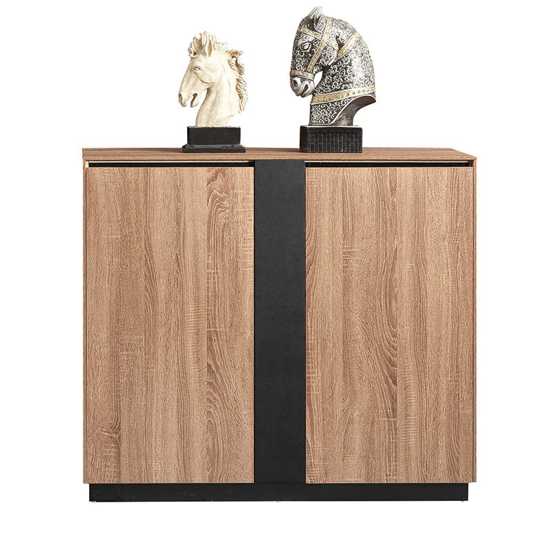 ADRIANO 117cm Light Brown Credenza Cabinet - Stylish Storage Solution for Living Room, Dining Room, or Bedroom