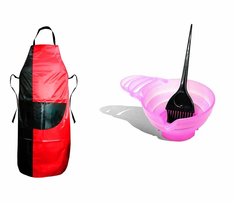 **Airtick Hair Coloring Kit - Dye Bowl, Brush & Black Hair Cutting Cape - Professional Salon Hair Accessory Set for DIY Hair Dye & Styling at Home**    *(Use for at-home hair coloring, salon-style dye jobs, DIY hairstyling, and professional barber services.)*