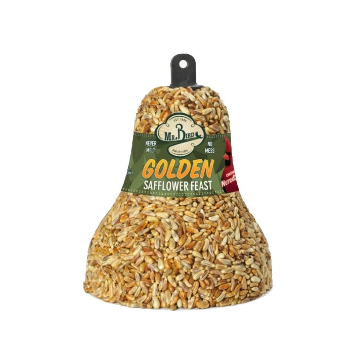 Premium Golden Safflower Feast Bells - Set of 3 Elegant Dinner Bells for Home Dining, Restaurants, and Special Occasions