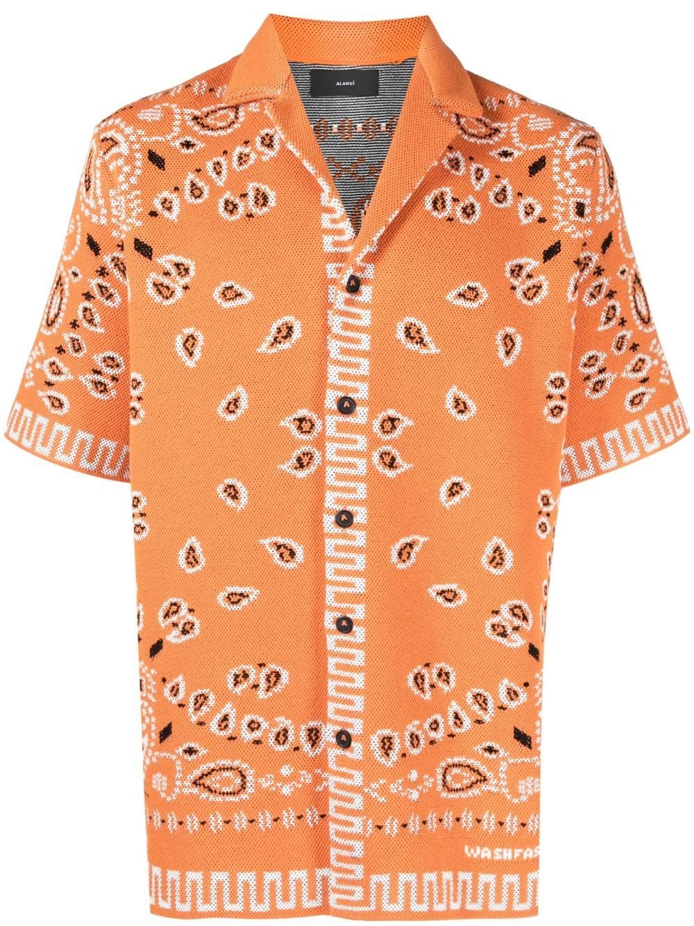Alanui Orange Casual Shirts for Men & Women - Soft Cotton Comfort Wear for Beach, Travel & Everyday Style