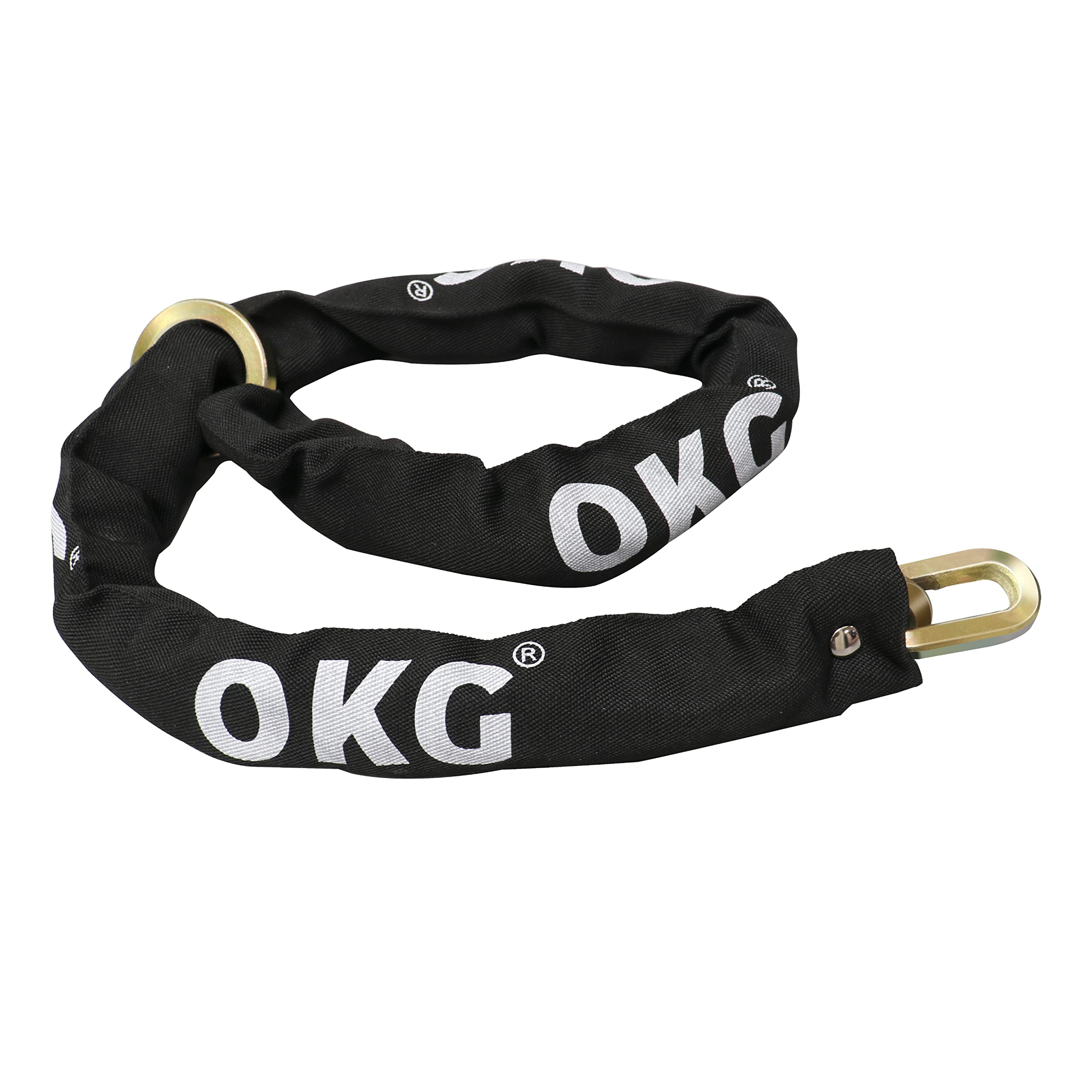 OKG 3.6ft Heavy Duty Security Chain - 9mm Cut Proof Hardened Alloy Steel - Premium Anti-Theft Lock Chain for Garage, E-Bike, Motorcycle, Fence Gate - Ideal for Outdoor Equipment Protection & High Security Needs