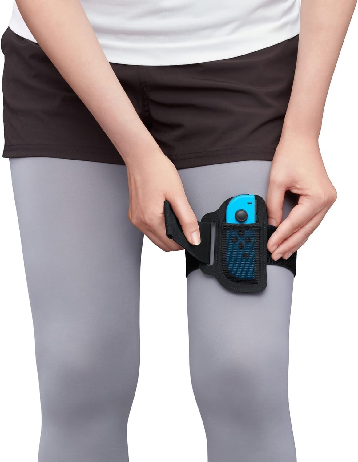 Nintendo Switch Leg Strap - Comfortable & Secure Fit for Hands-Free Gaming - Perfect for Fitness Games & VR Accessories