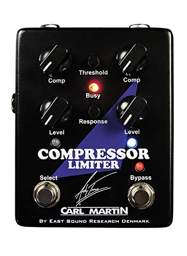 Carl Martin ATCOMPLIM Bass Compression Effect Pedal for Guitarists - Professional Audio Compressor Pedal for Bass & Electric Guitar - Perfect for Live Performances & Studio Recording