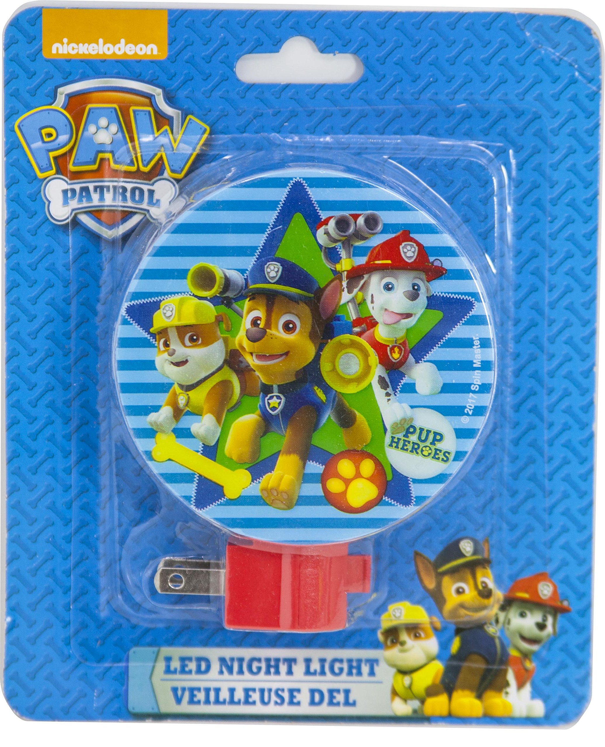 Paw Patrol LED Night Light for Kids - Soft Glow Bedroom Lamp, Nightlight for Nursery, Kids Room, and Bedside - Perfect for Sleep, Comfort, and Safety
