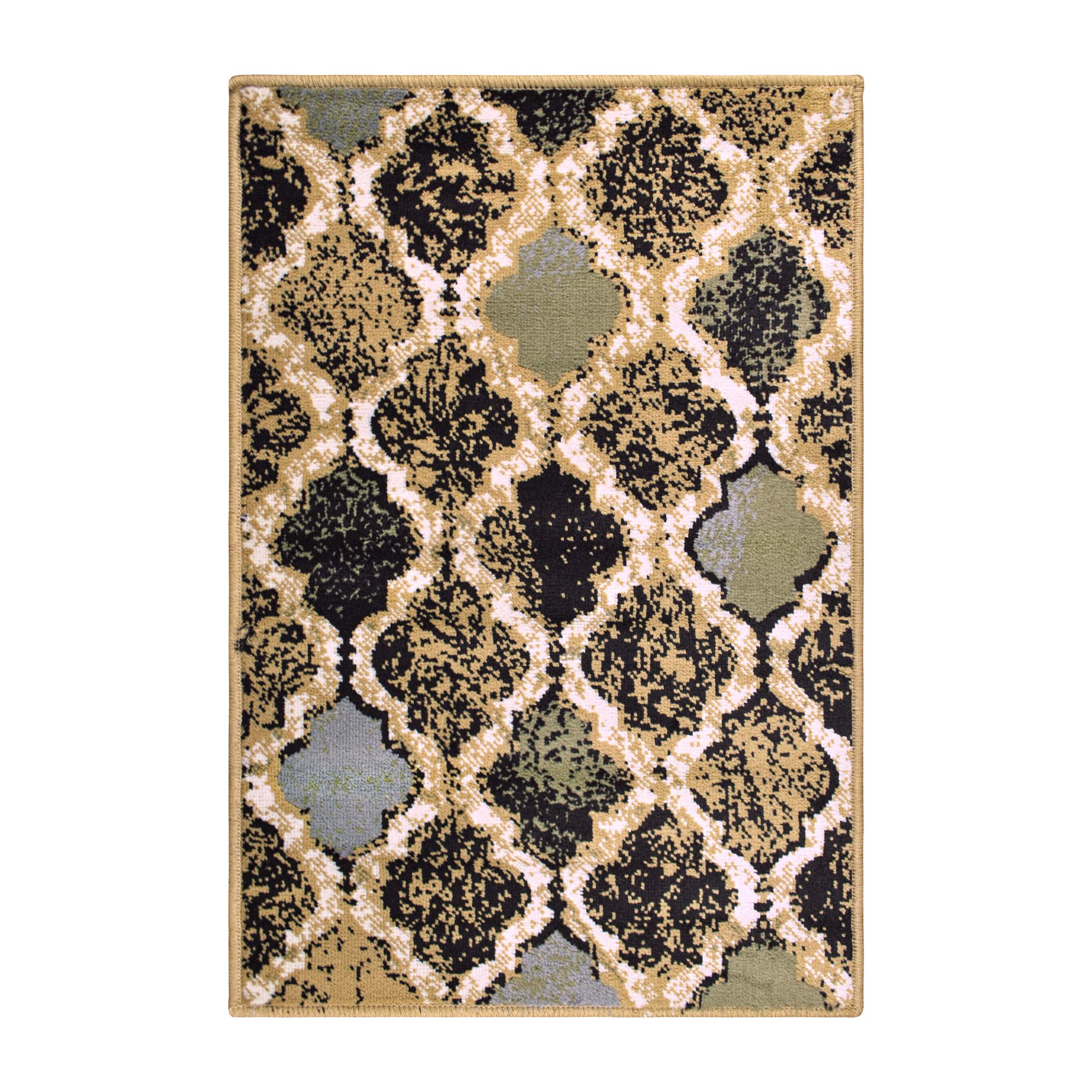 Viking Geometric Trellis Indoor Area Rug & Runner - Non-Slip Boho Chic Carpet for Living Room, Bedroom, Hallway - Perfect for Nordic Home Decor & Cozy Spaces