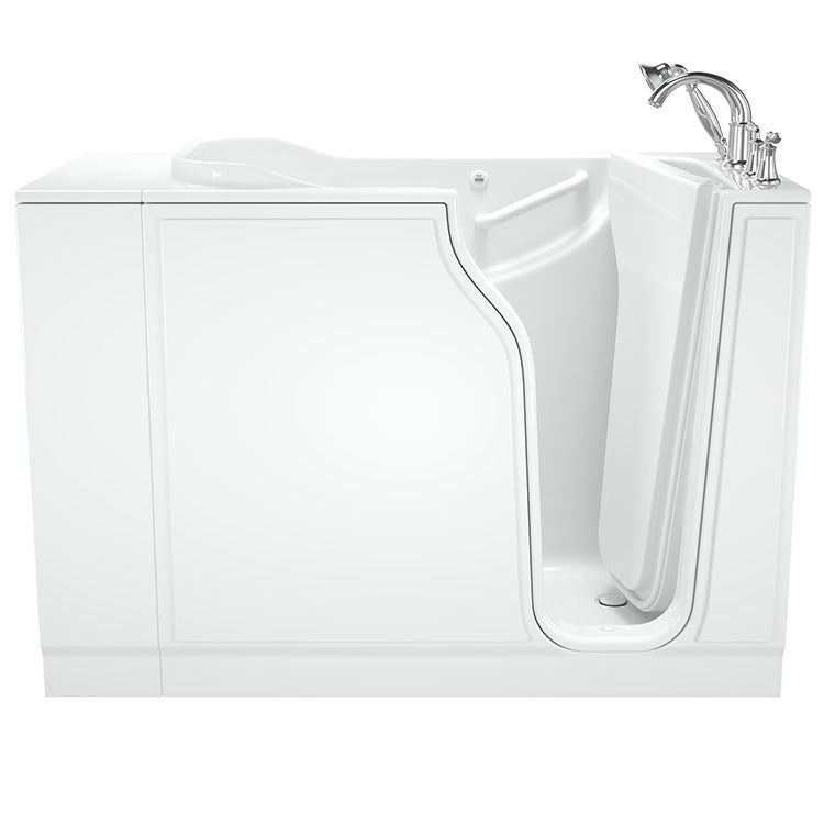 3052 Series 30W x 52L Gelcoat Walk-In Soaking Bathtub - Right Hand Drain & Faucet - Perfect for Small Bathrooms & Spa-Like Relaxation at Home