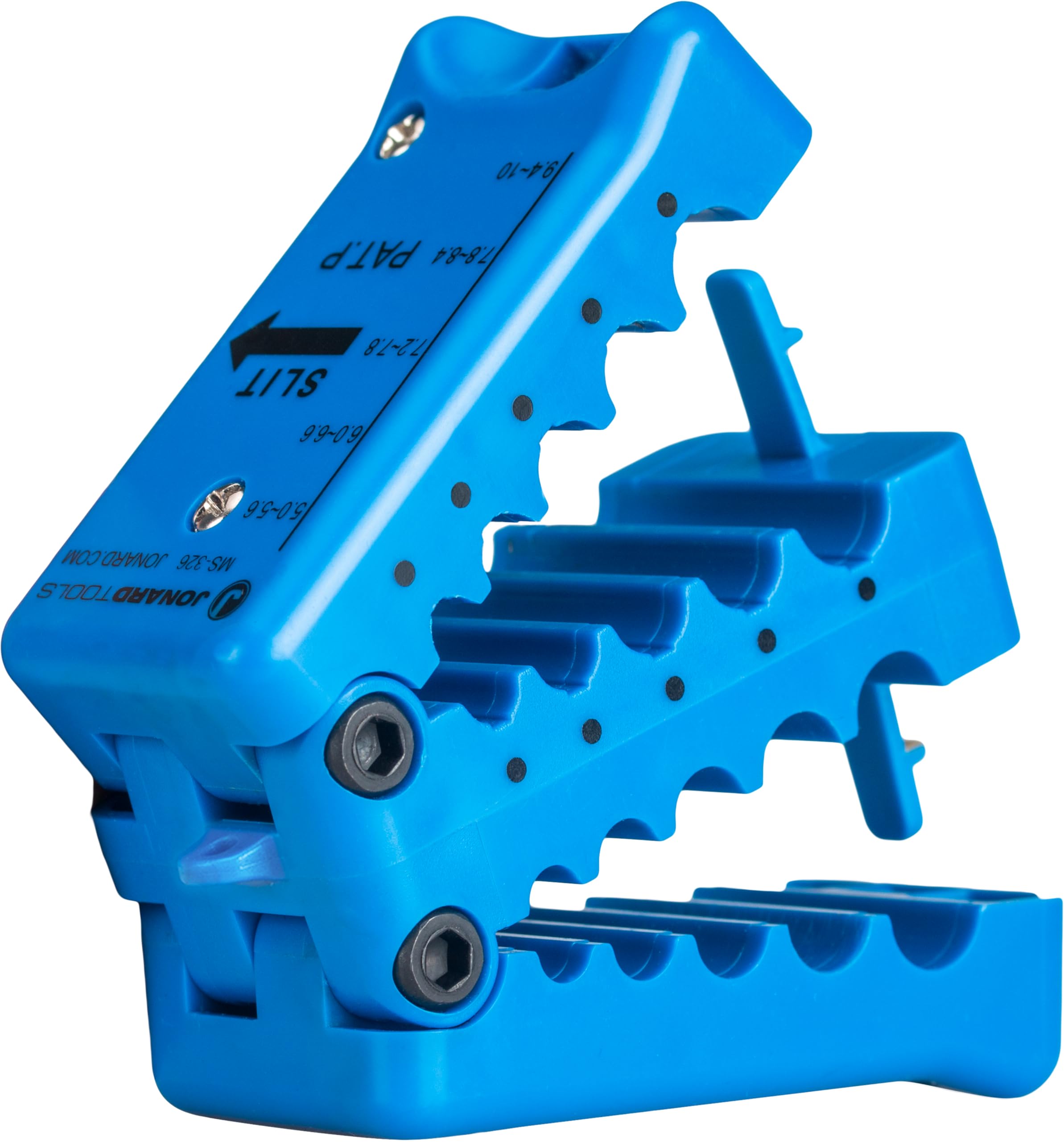 Jonard Tools MS-326 Micro Duct Fiber Optic Cable Slit & Ring Tool (5mm-10mm) - Perfect for Fiber Optic Cable Installation & Maintenance in Tight Spaces