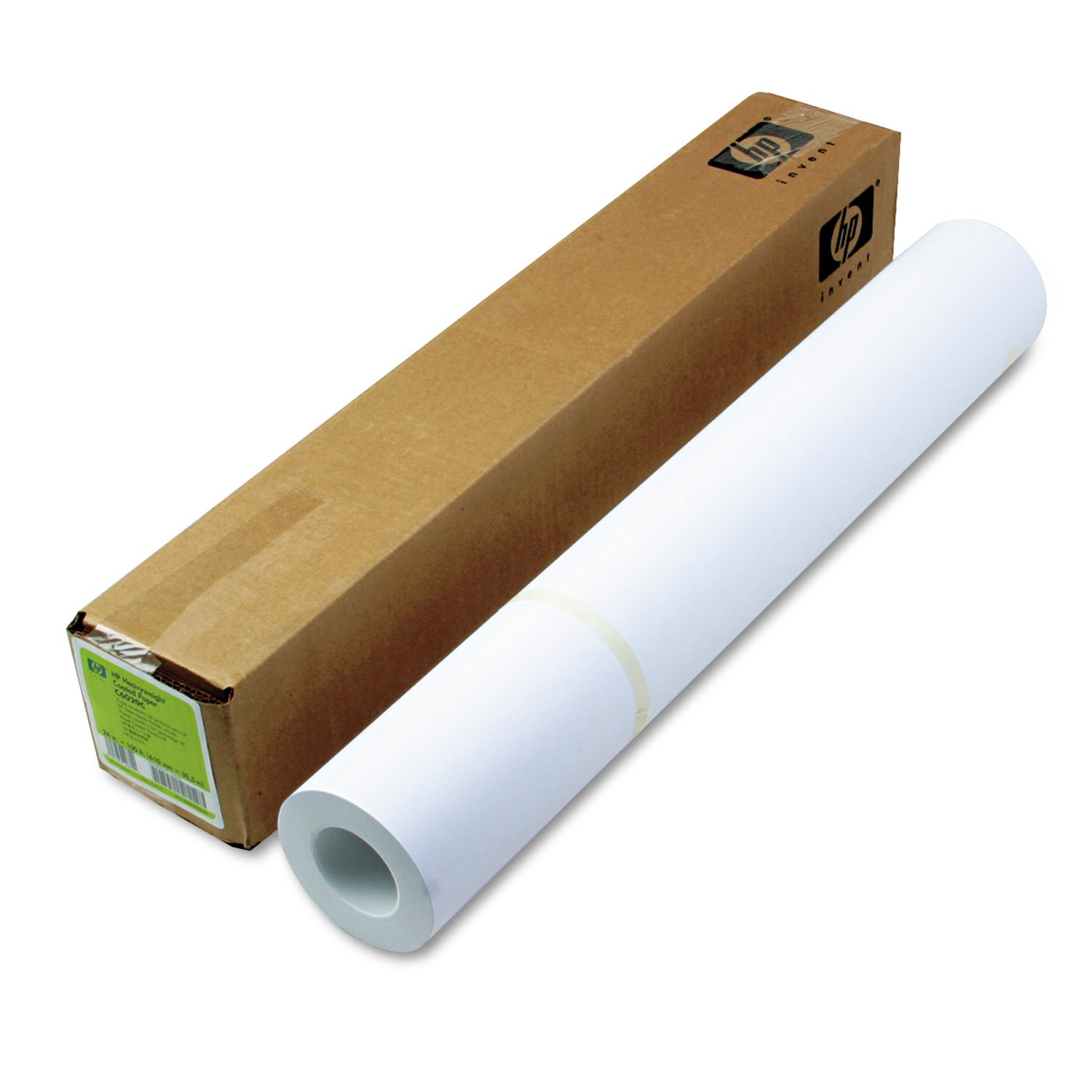 HP C6029C Heavyweight Coated Paper - 24x100 Inches, 35lb, 90 GE/101 ISO Brightness - Premium White Printer Paper for Professional Documents, Flyers & Presentations