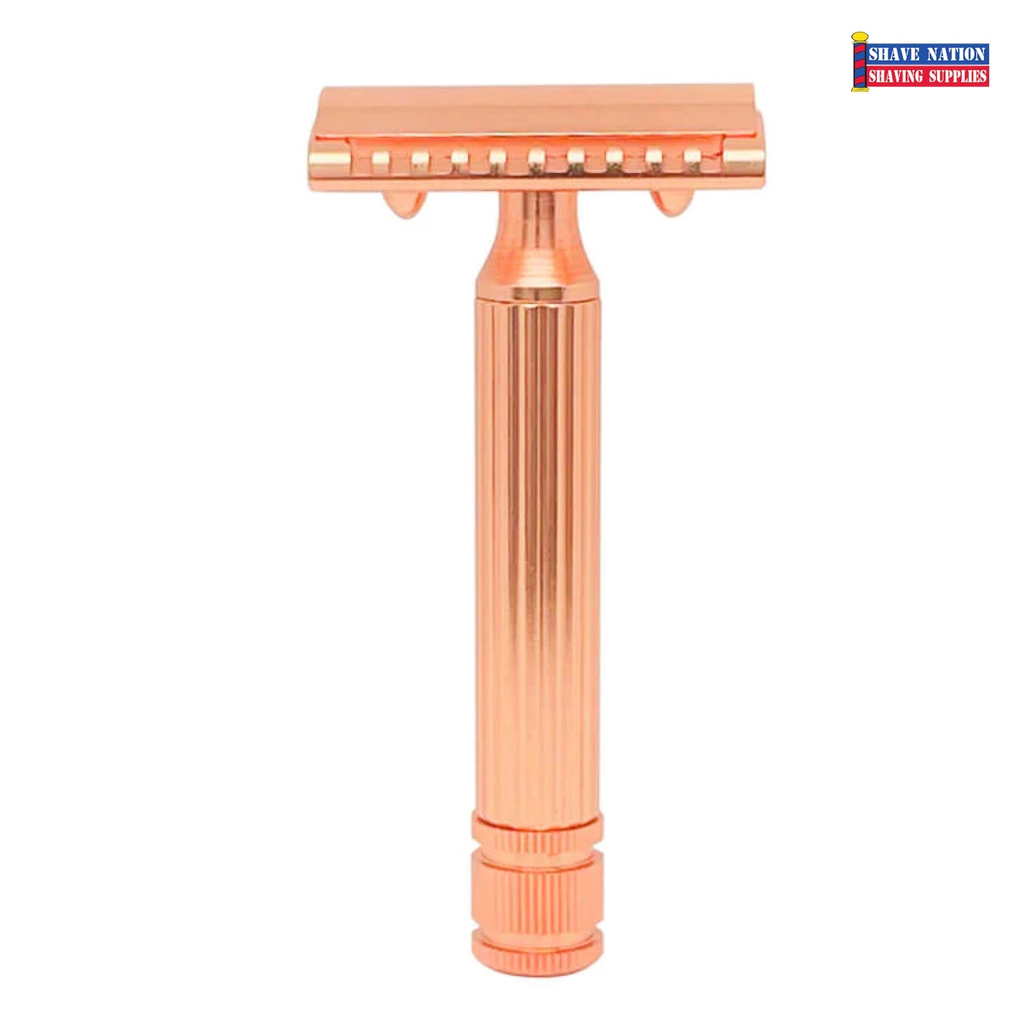 Fatip IL Grande Closed Comb Copper Safety Razor for Men - Premium Shaving Tool for Smooth, Close Shave - Perfect for Wet Shaving & Travel Grooming Kit