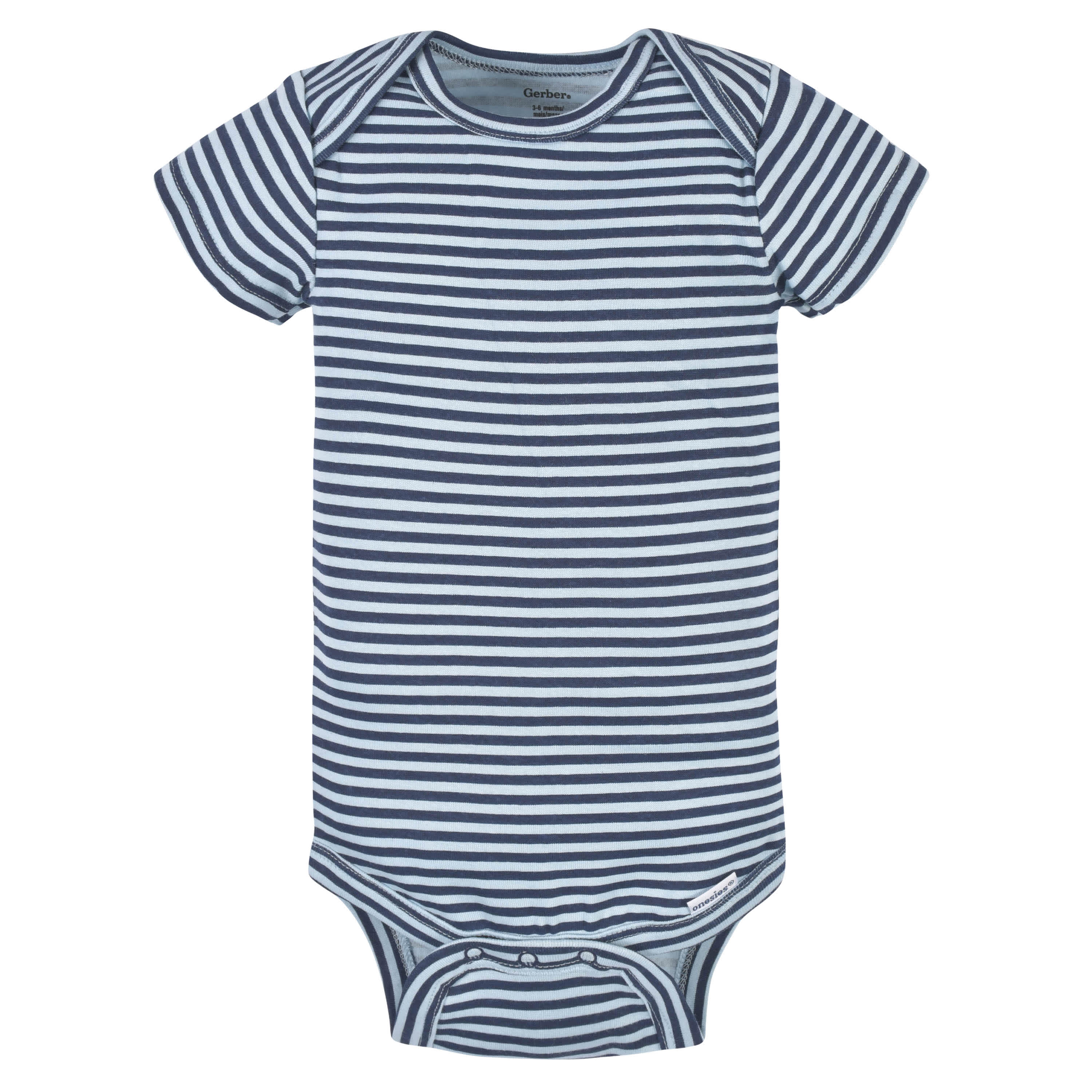 3 Pack Baby Boys' Comfy Stretch Lion Print Short Sleeve Onesies® Bodysuits - Soft Cotton Rompers for Playtime & Daily Wear
