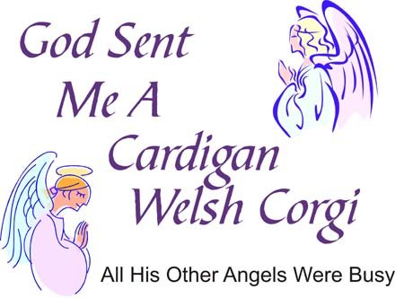 God Sent Me A Cardigan Welsh Corgi T-Shirt - Funny Dog Lover Gift for Women & Men - Perfect for Corgi Owners, Pet Lovers & Casual Wear