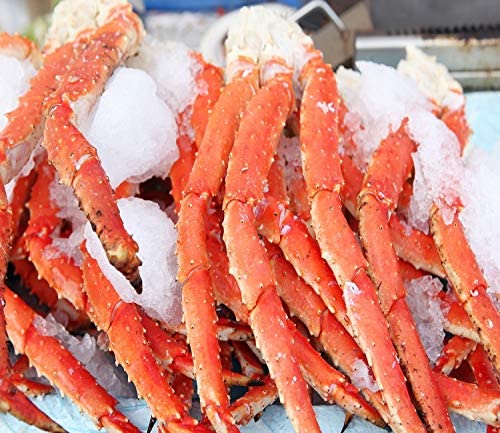 Premium Wild Caught Red King Crab Legs - Frozen 2 lbs Jumbo Size | Gourmet Seafood for Special Occasions, Dinner Parties & Luxury Dining Experiences