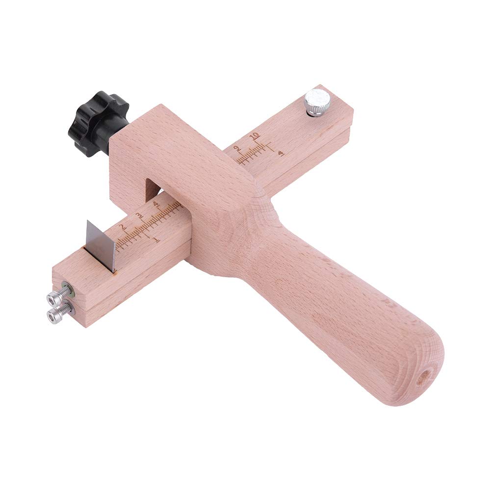 Adjustable Leather and Wood Strap Cutter - Professional DIY Hand Tool for Leather Belts, Wood Strips & Crafting | Perfect for Leatherworking, Woodworking & DIY Projects