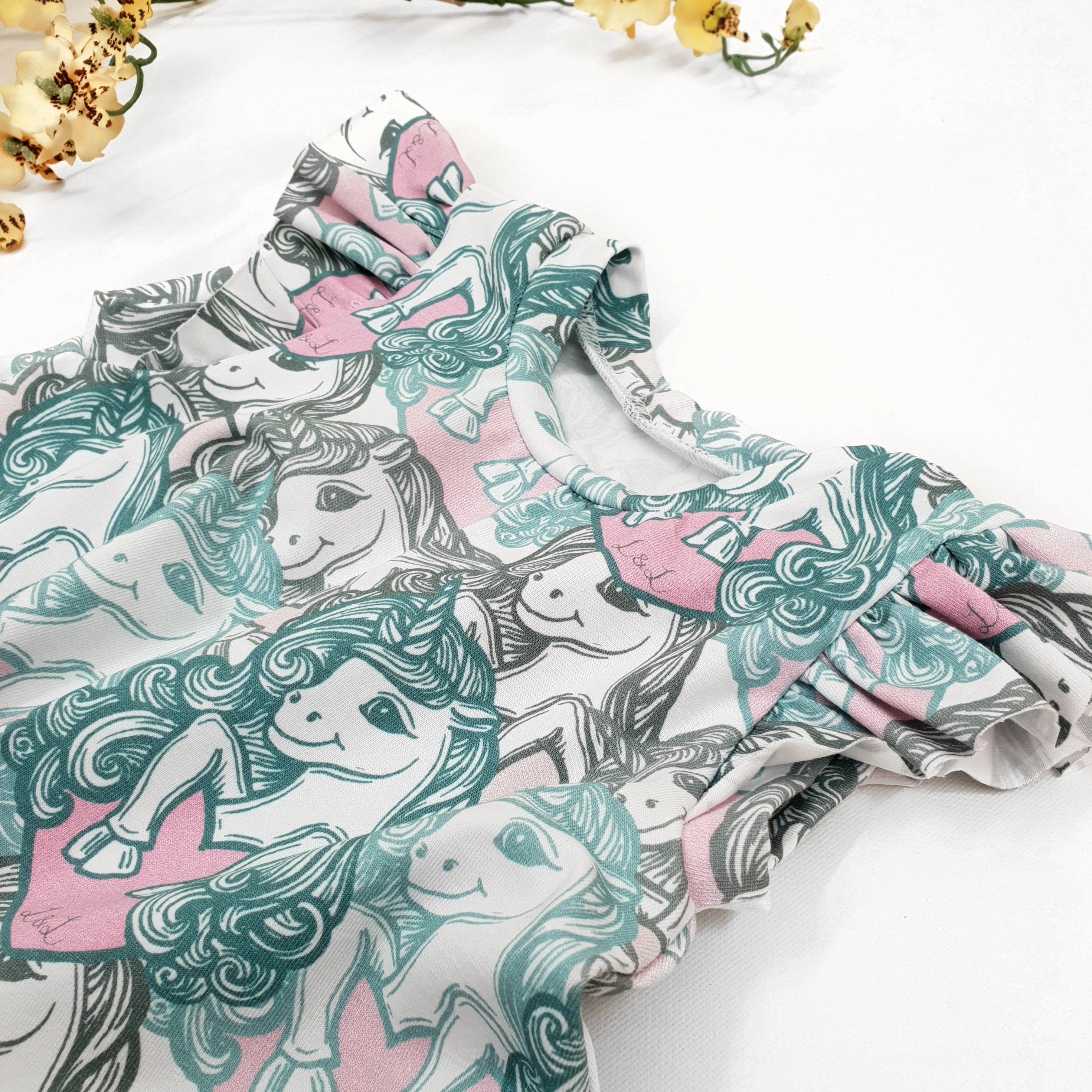 Custom Frill Shoulder Top - Elegant & Feminine Blouse for Women | Perfect for Parties, Dates & Special Occasions