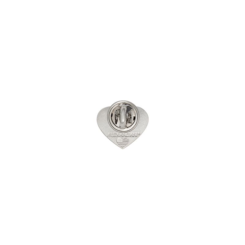 American Flag Heart Pin - Patriotic Enamel Lapel Pin for Men & Women - Perfect for July 4th, Veterans Day & Political Events