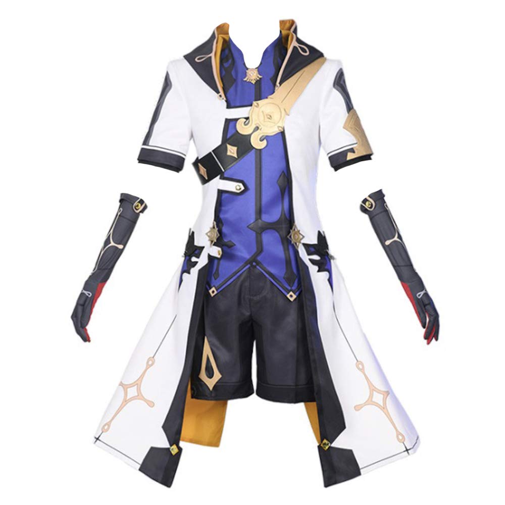 Genshin Impact Albedo Cosplay Costume - Full Outfit Set for Anime Conventions & Halloween Parties