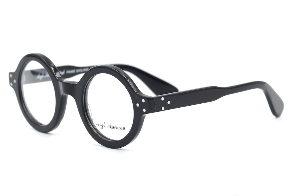 Anglo American Optical 180E BLK Eyeglasses - Classic Black Frame for Men & Women | Perfect for Reading, Driving & Daily Wear