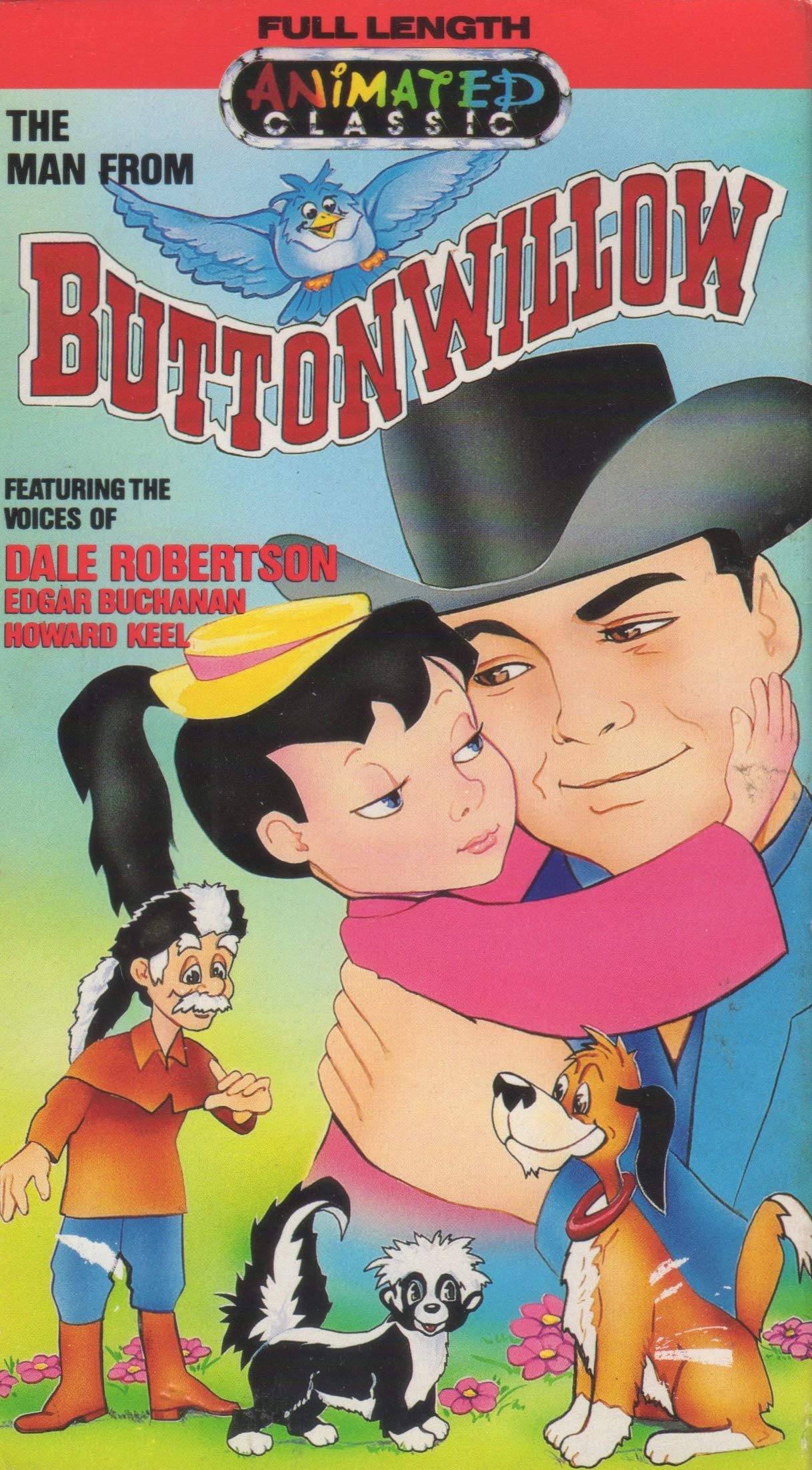 The Man From Button Willow VHS - Classic Animated Western Adventure Movie for Kids & Families - Perfect for Nostalgic Movie Nights & Western Film Collections