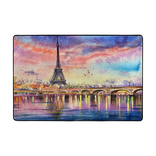 Watercolor Style Eiffel Tower
