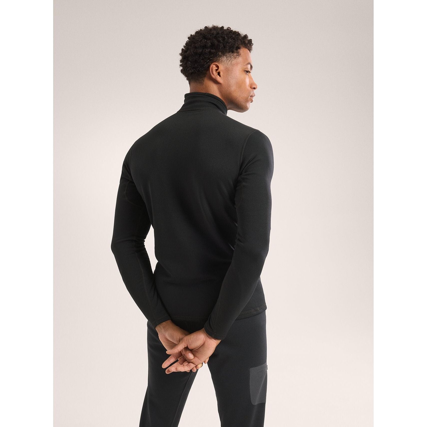 Arc'teryx Men's Rho Heavyweight Zip Neck Baselayer - Thermal Merino Wool Long Sleeve Shirt for Winter Hiking, Skiing & Outdoor Activities