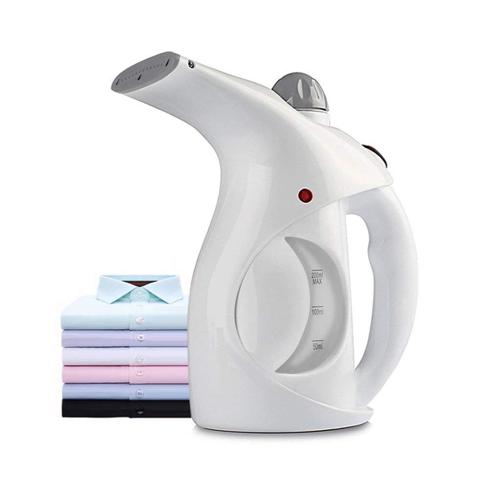 Devera® Handheld Garment Steamer & Facial Steamer for Clothes, Fabric, Face and Nose - Portable Steam Brush for Cold, Cough Relief & Wrinkle Removal - Perfect for Travel, Home Use and Salon Treatments