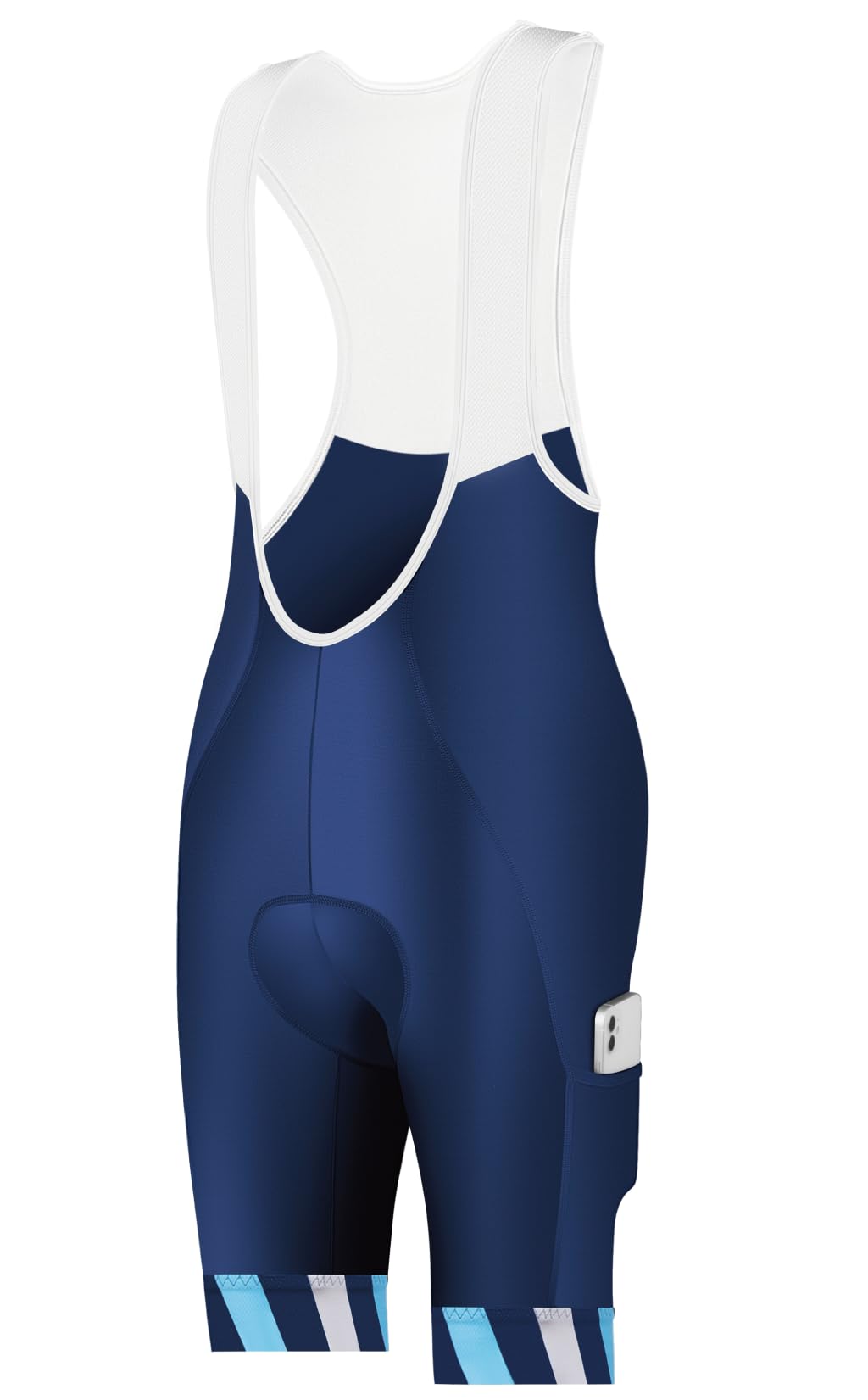CEROTIPOLAR Men's Cycling Bib Shorts with Long Padding, UPF50+ Sun Protection - Perfect for Road Biking, Mountain Biking & Indoor Training