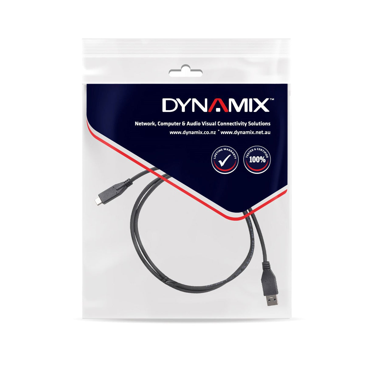 Dynamix USB 3.1 Type C to USB A Cable 6.6ft Fast Charging & Data Sync - Compatible with Smartphones, Tablets, Laptops & More - Perfect for Home, Office & Travel Use