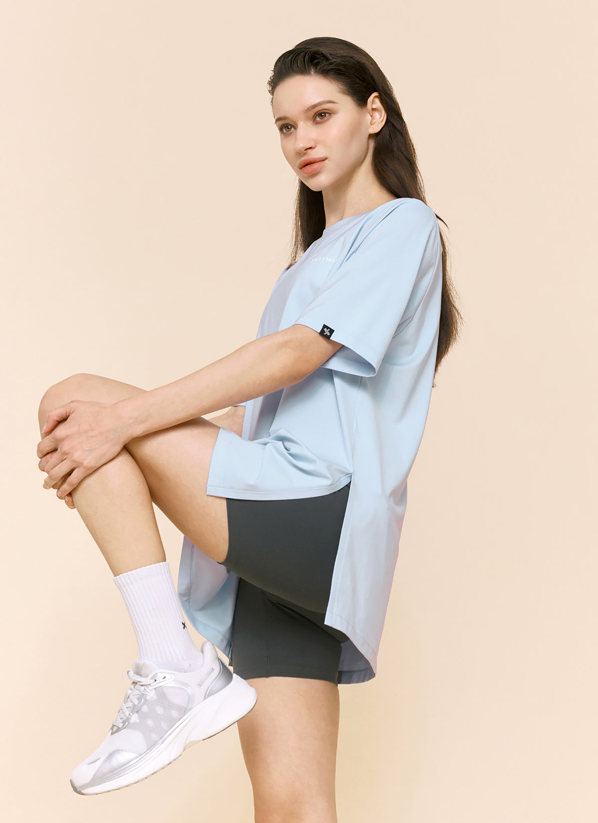 Cool Light Over Fit Short Sleeve T-Shirt for Men - Breathable Summer Casual Wear for Gym, Running & Outdoor Activities