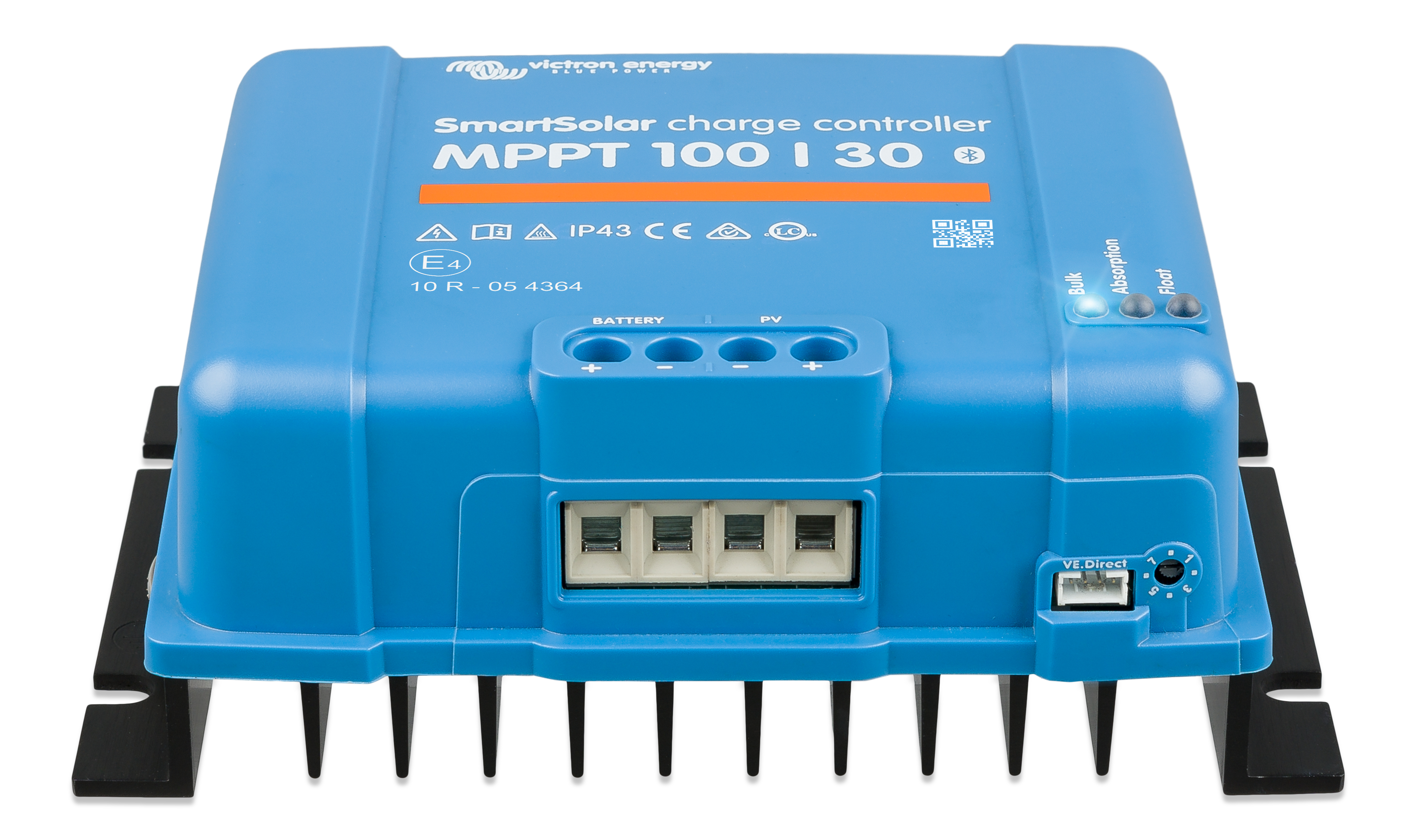 Victron Energy SmartSolar MPPT 100/30 Charge Controller | 12V/24V Solar Panel Regulator for RV, Boat & Off-Grid Power Systems | Efficient Battery Charging with Bluetooth Monitoring