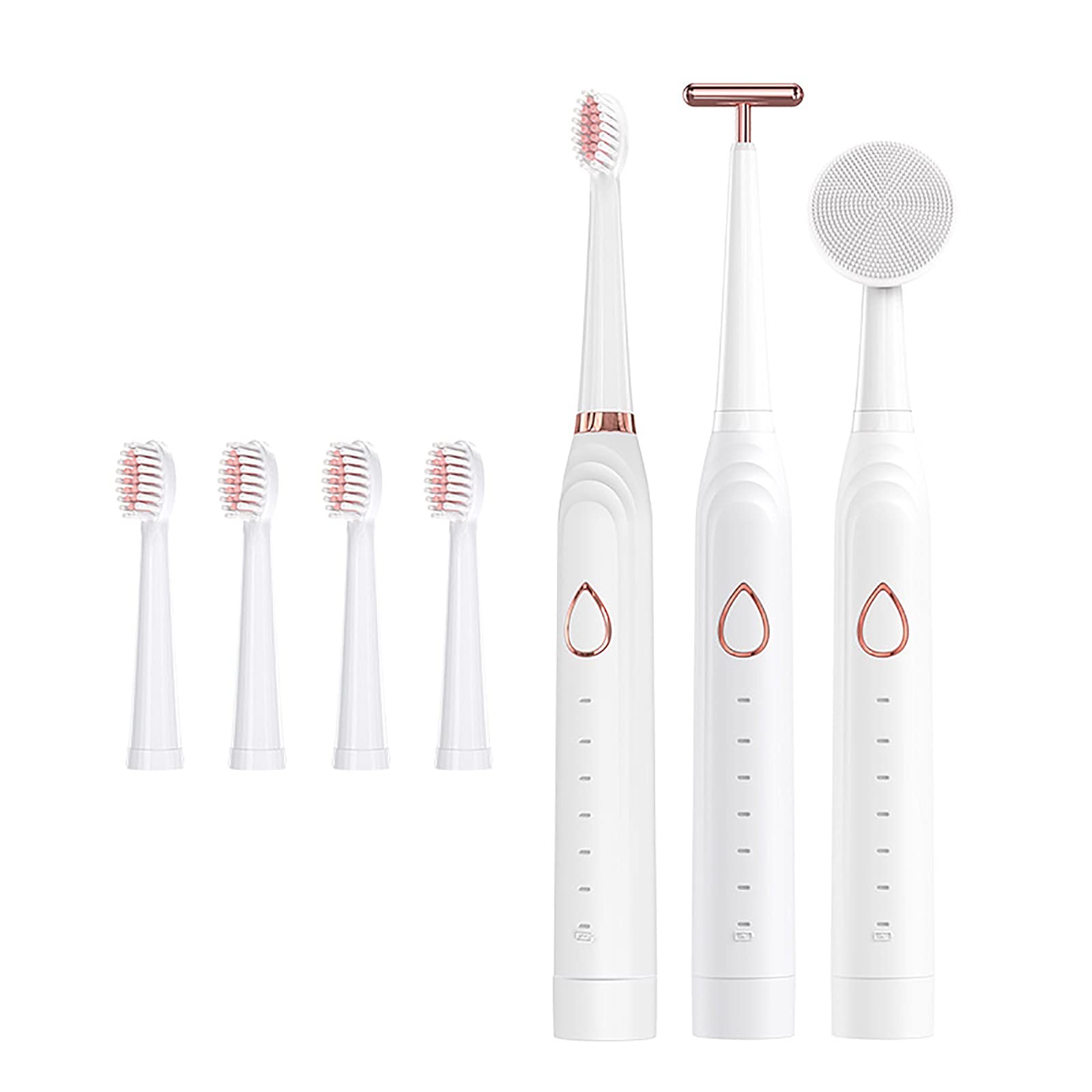 Electric Toothbrush with 45,000 Strokes - USB Rechargeable, 5 Cleaning Modes for Teeth Whitening & Oral Care - Perfect for Travel, Home & Daily Dental Hygiene (One Size)