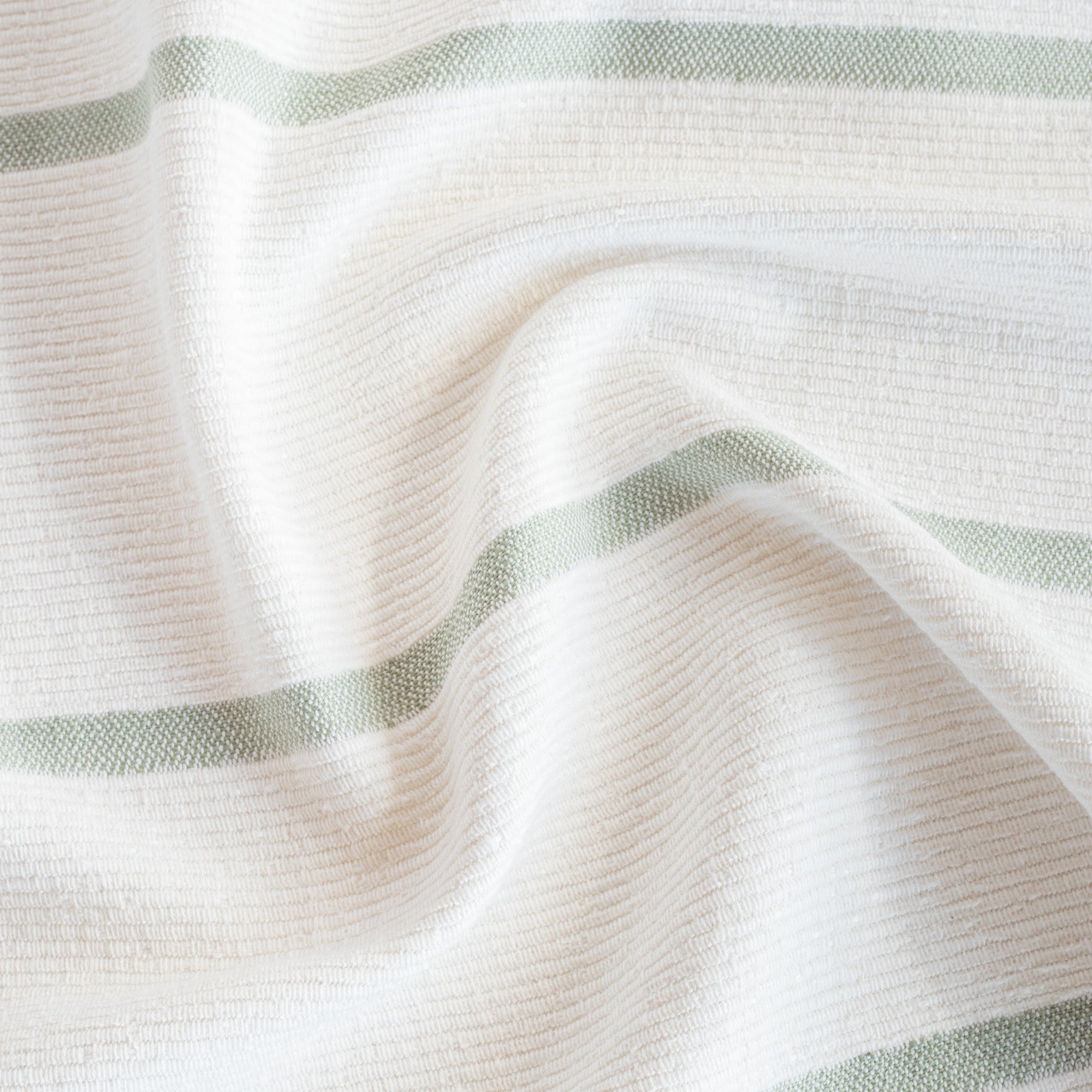 Carlin Stripe Fabric - Premium Jade Green Textile for Upholstery, Curtains & Home Decor | Perfect for DIY Projects & Interior Design
