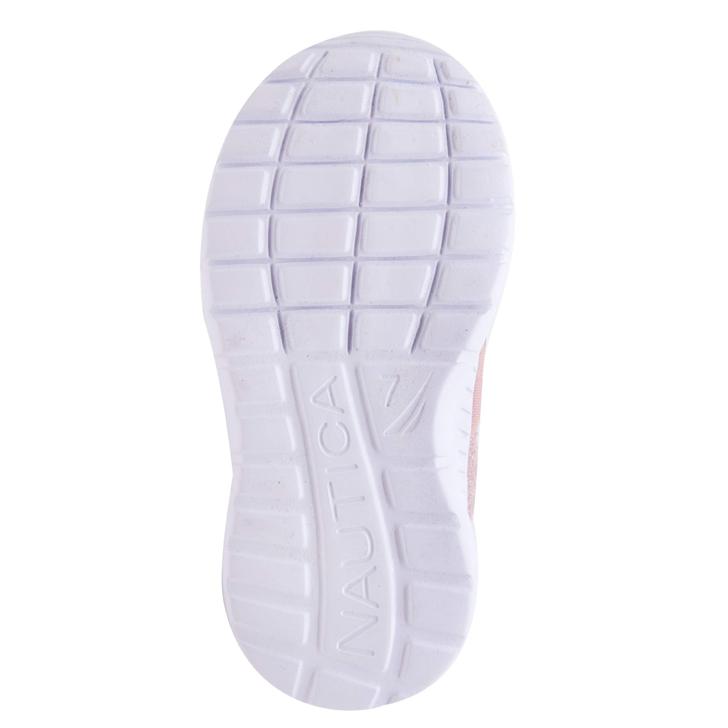 Nautica Girls' Slip-On Sneakers - Lightweight Athletic Running Shoes for Toddlers & Kids - Perfect for Walking, Running, Tennis & Sports - Comfortable Playtime & School Activities