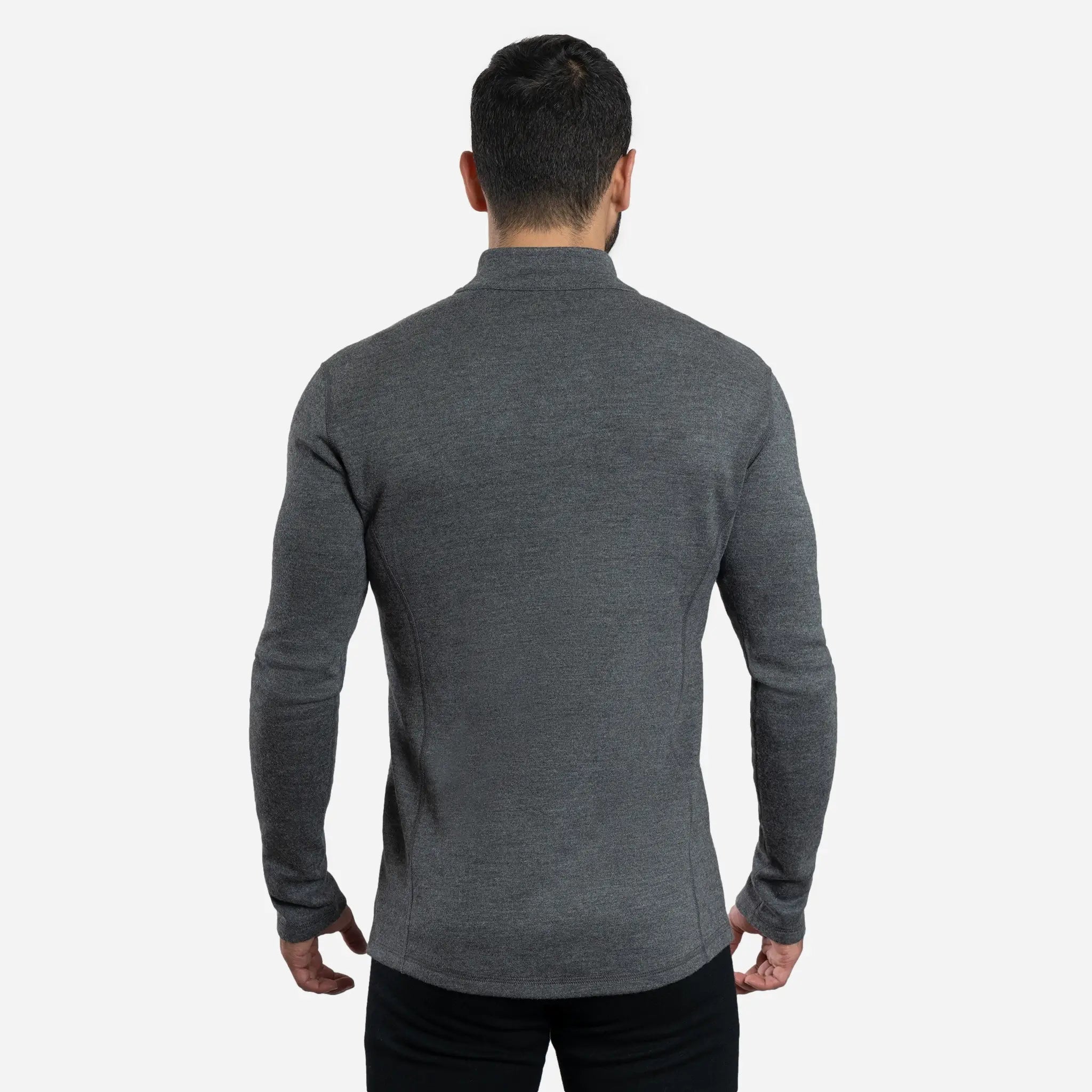 Men's Alpaca Wool Jacket - 420 Midweight Full Zip Fleece for Outdoor Hiking & Winter Travel | Warm & Durable Cold Weather Coat