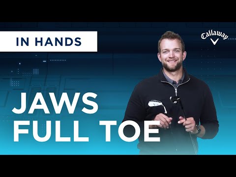 Callaway JAWS Full Toe Left Hand Golf Wedge - Premium Wedge for Left-Handed Golfers - Perfect for Short Game Precision and Bunker Shots
