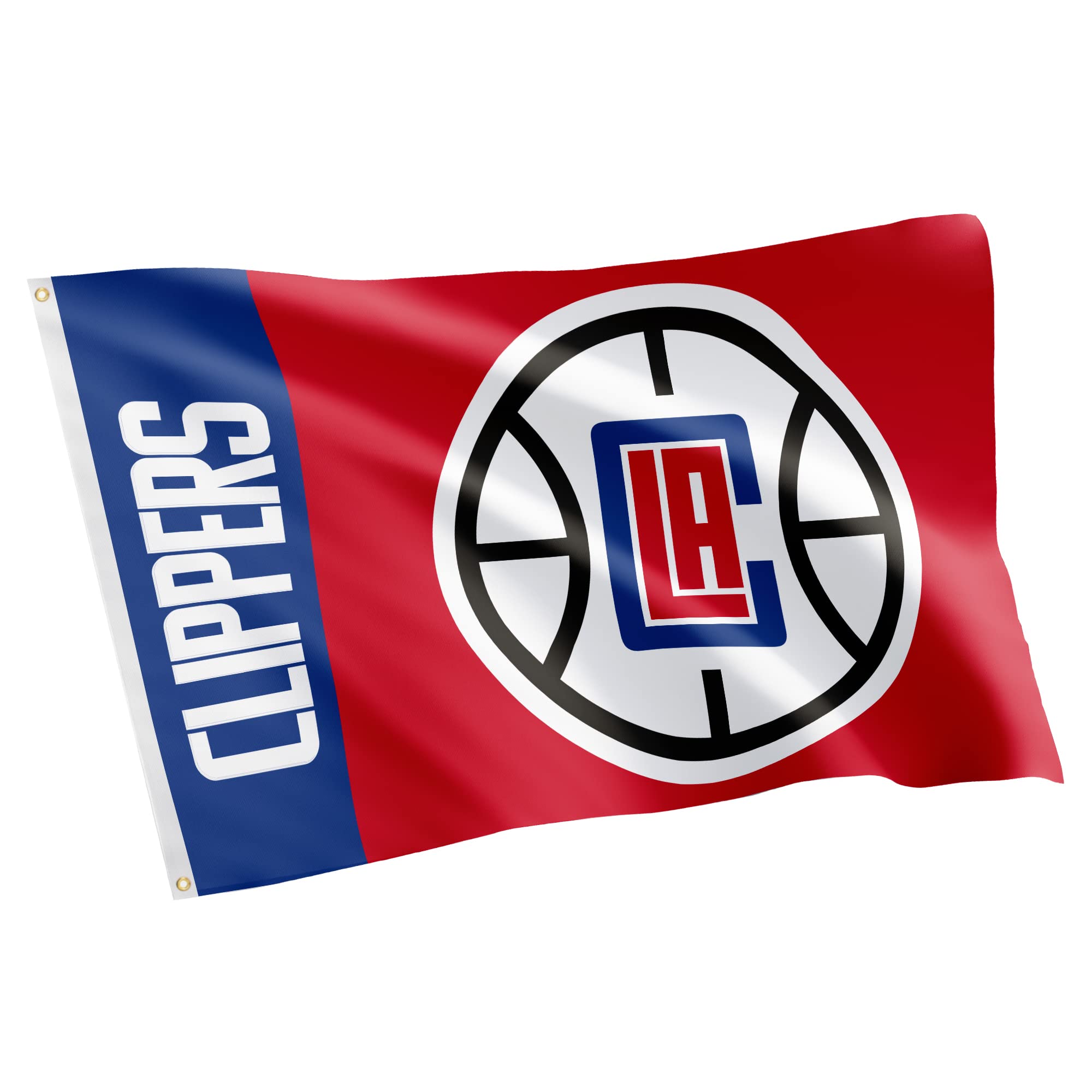 LA Clippers NBA Team Flag - 3x5 Feet Desert Cactus Design, 100% Polyester for Indoor & Outdoor Use - Perfect for Game Day Decor, Fan Cave, and Basketball Themed Parties