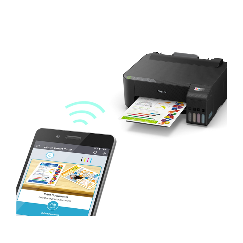 Epson EcoTank L1250 Wireless A4 Ink Tank Printer - High Capacity, Low Cost Printing for Home Office & Small Business | Perfect for Documents, School Projects & Everyday Printing