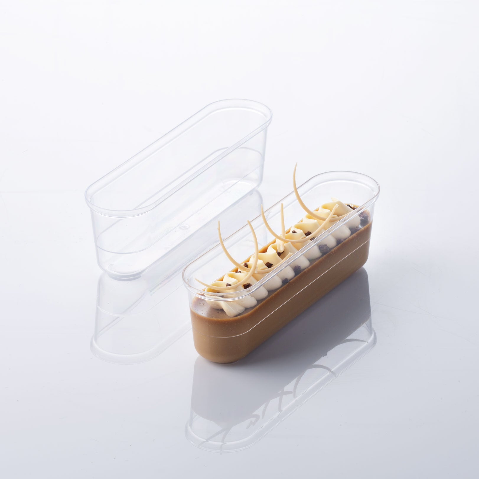 Eclair Cup 4 oz - Perfect for Desserts, Baking, and Party Treats | High-Quality Pastry Cups for Home and Professional Use