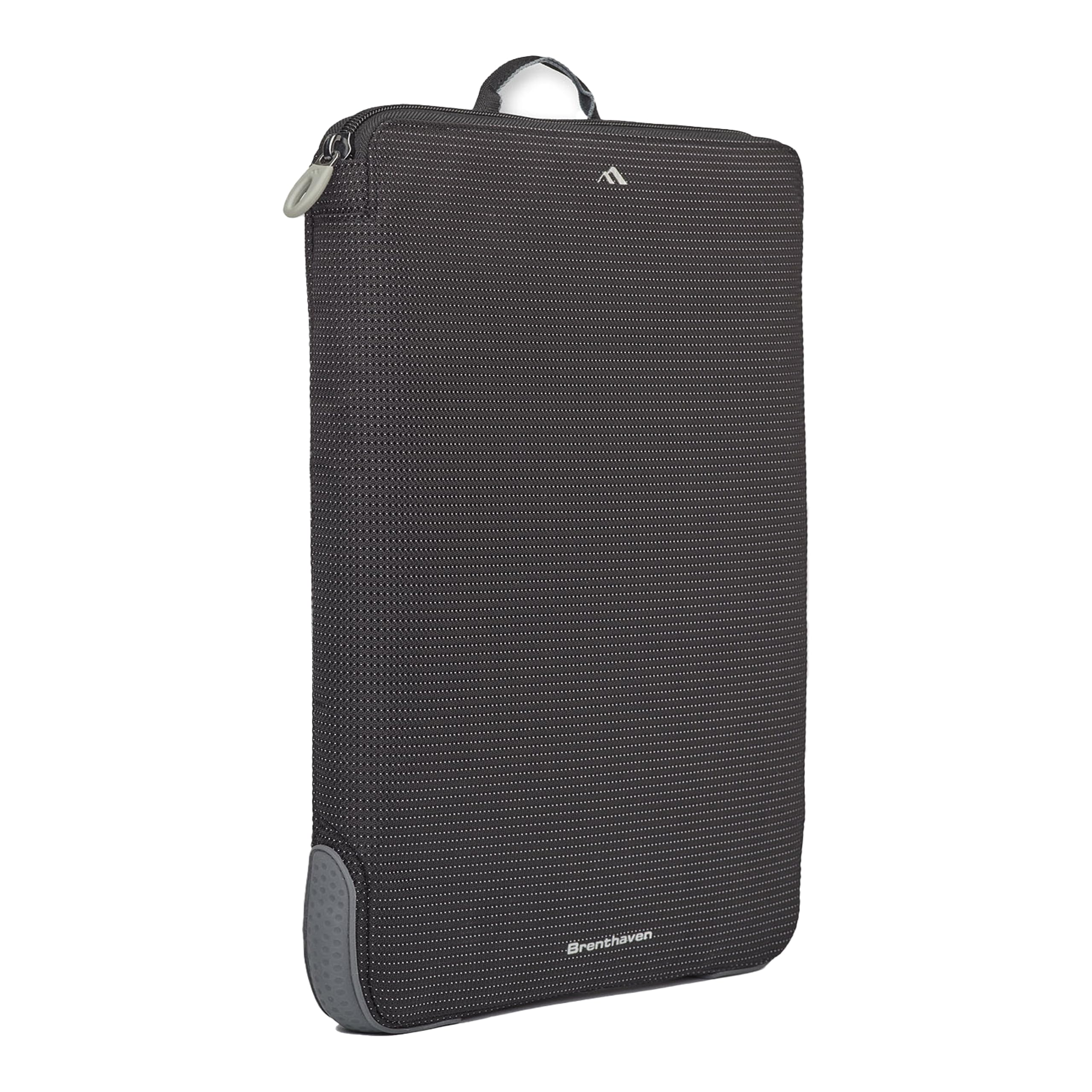 Brenthaven Tred Carry Slim Sleeve with Handle for 13-inch MacBook, Laptops & Chromebooks - Durable Lightweight Protective Case for Students, Professionals & Office Use - Perfect for Work, School & Travel - Black