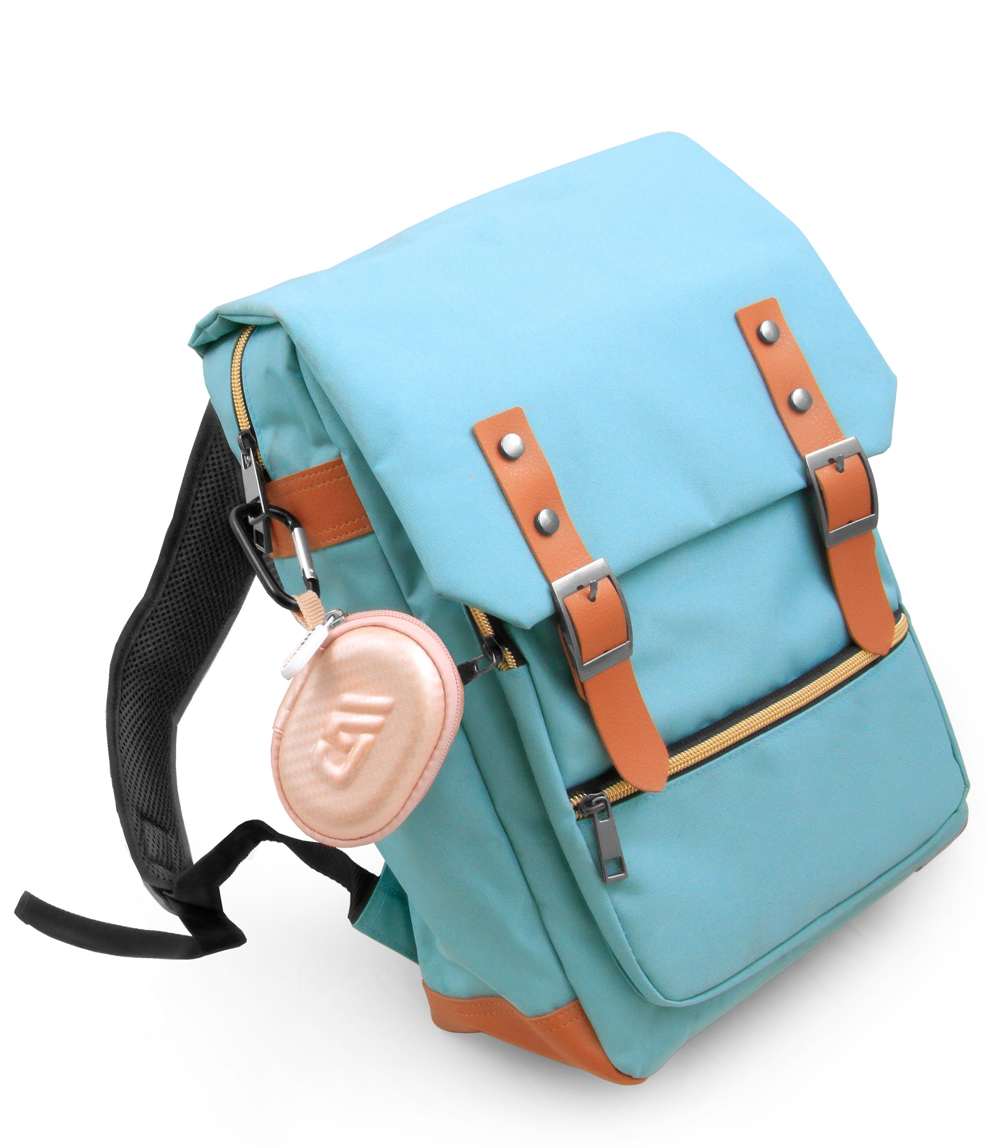 CASEMATIX 3.25 Inch Hard Shell EVA Travel Case with Carabiner Clip - Waterproof Protective Storage for Small Accessories (Fits 3 x 1.75 x 1.5 Inch Items) - Perfect for Travel, Camping, Hiking & Outdoor Gear Organization