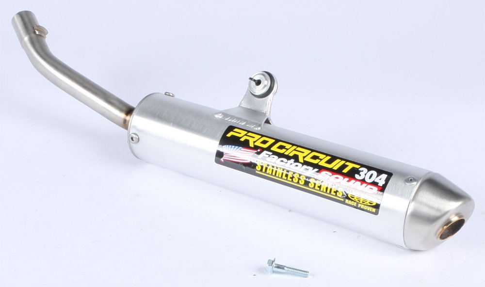 Pro Circuit 1051612 304 2-Stroke Silencer Exhaust Pipe - High Performance Motorcycle Muffler for Dirt Bikes & Off-Road Racing (1 Pack) - Perfect for Motocross, Enduro & Trail Riding