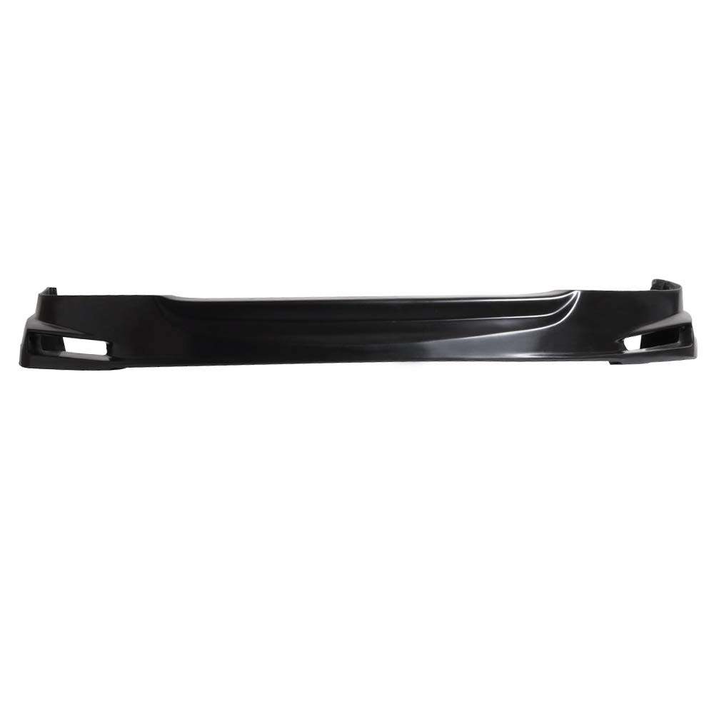 IKON MOTORSPORTS HFP Style PU Black Front Bumper Lip Spoiler Splitter for 2003-2005 Honda Accord 4 Door Sedan - Enhances Aerodynamics & Sporty Look for Street Racing & Car Shows