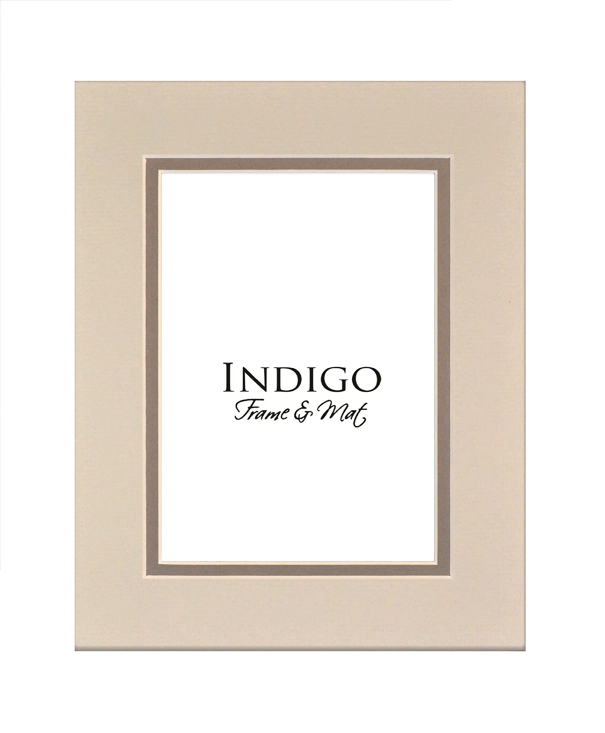 16x20 Silver Patina Photo Frame with Oyster/Gray Mat for 11x14 - Elegant Wall or Tabletop Display for Home, Office, or Gift