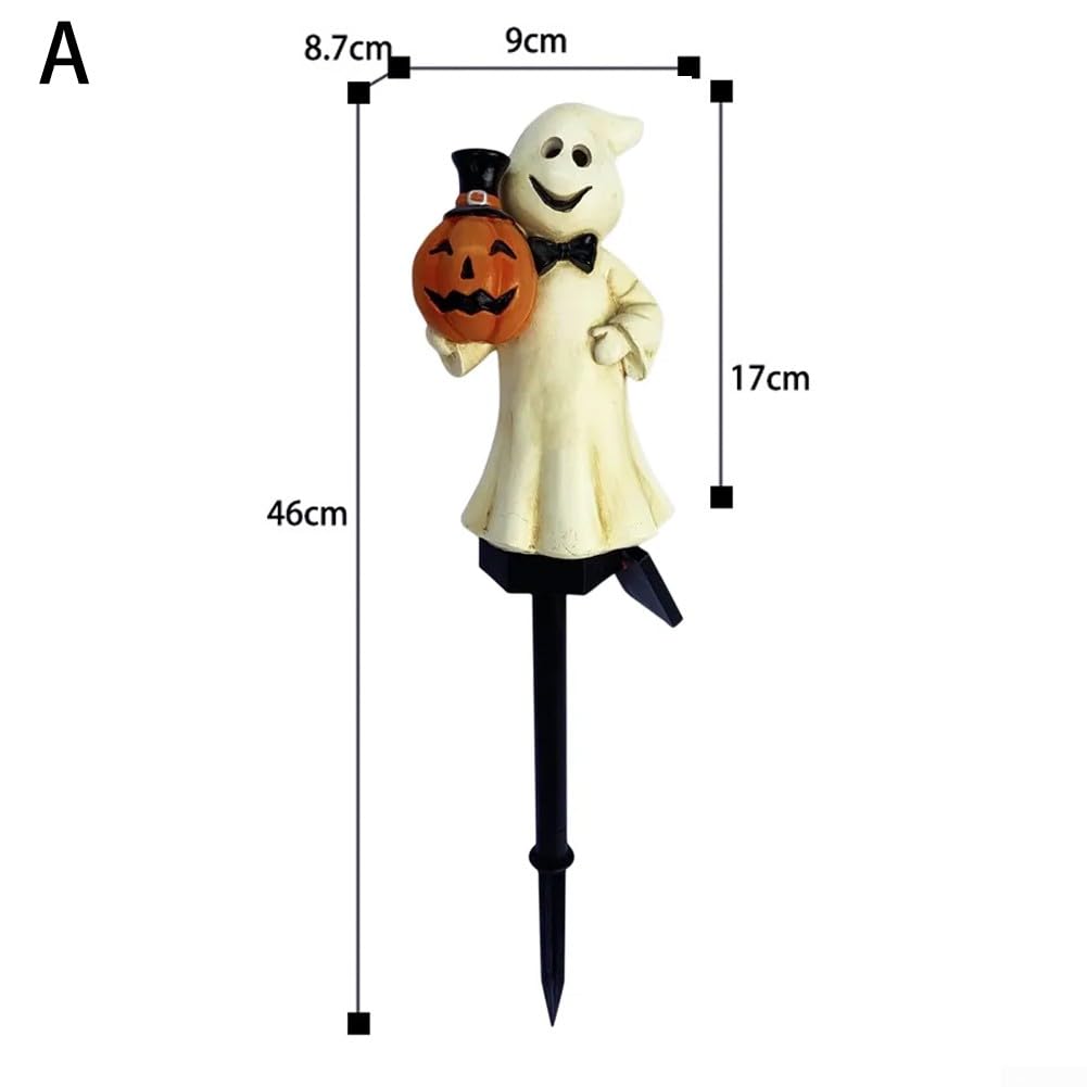 Outdoor Solar Halloween Decorations - Scary Waterproof Halloween Lights for Yard, Garden, and Patio - Perfect for Halloween Party Decor & Spooky Outdoor Atmosphere